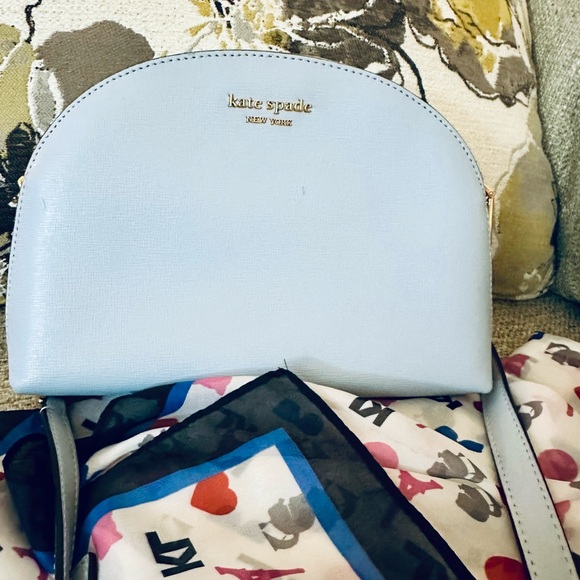 Kate Spade Morgan Double Zip Leather Crossbody Bag - Picture 6 of 14